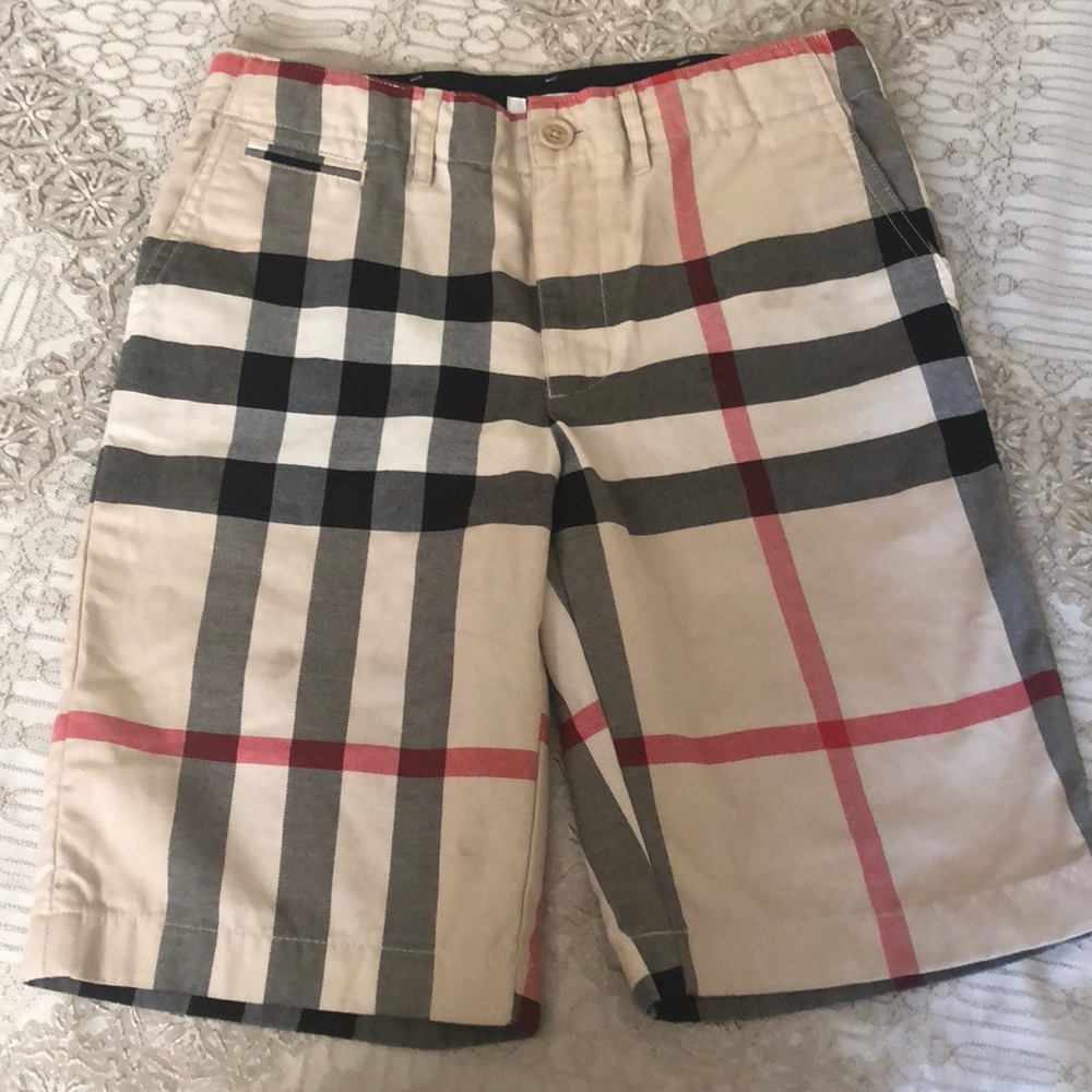 Burberry boy shorts size 10